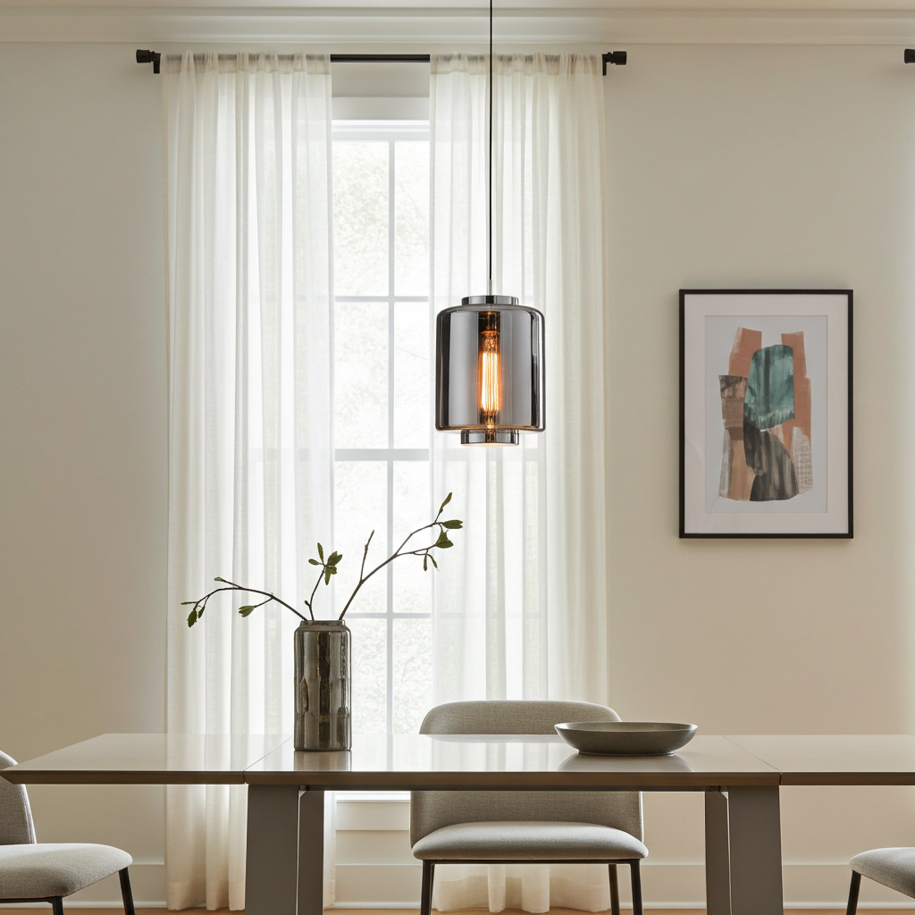 Candeeiro teto Jarras cromado