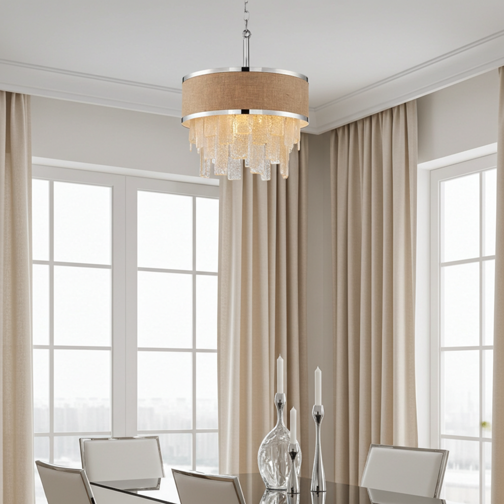 Candeeiro teto Beth âmbar