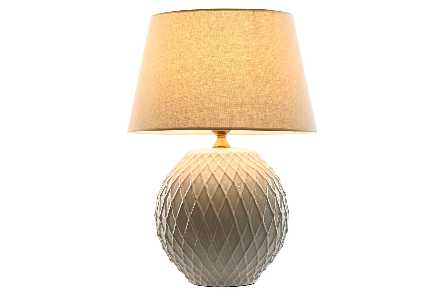 Candeeiro de mesa Trelis branco