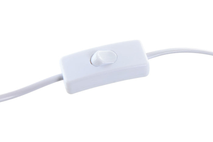 Candeeiro de mesa Fiber branco e bege