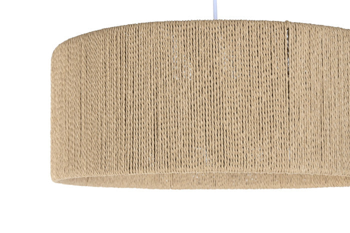 Candeeiro teto Sissi corda castanho