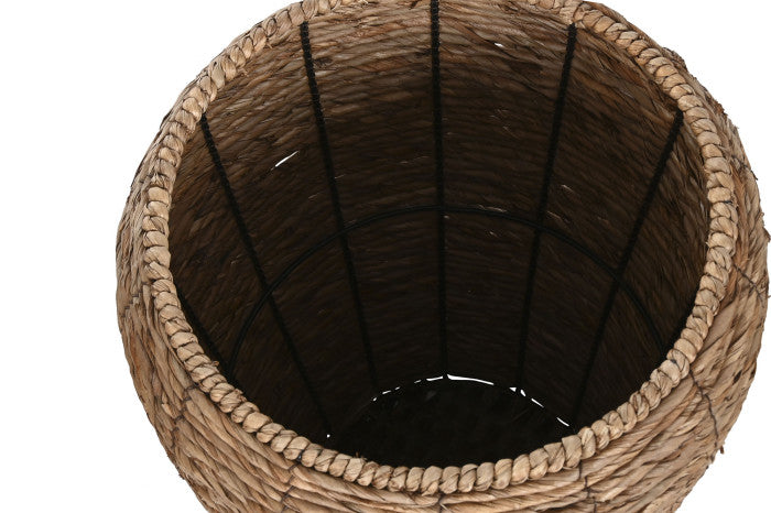 Vasos Liris fibra natural castanho, 3 uni.