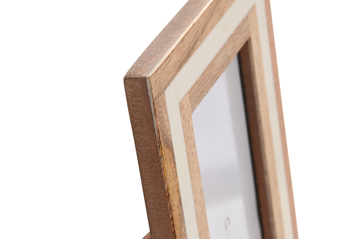 Moldura de Madeira e Osso Natural 10x15 cm