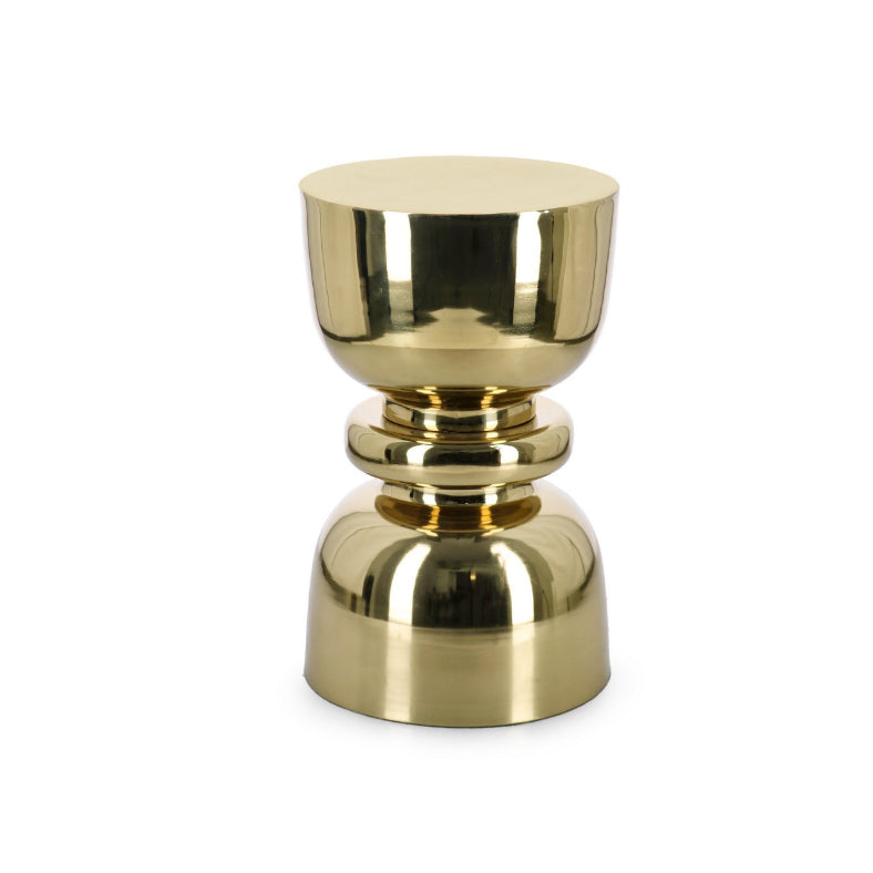 Mesa de apoio Animesh metal dourado 