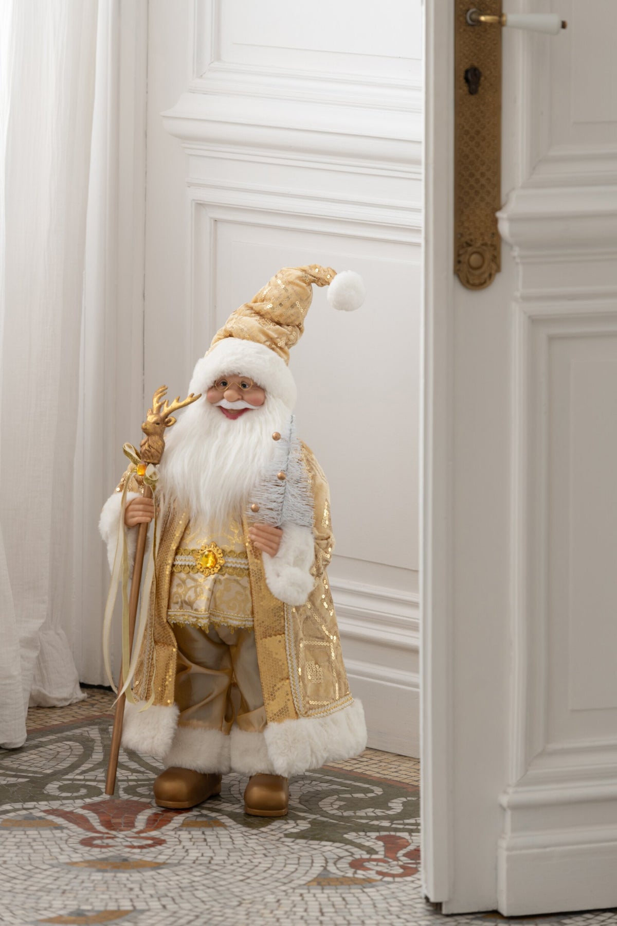 Pai Natal Dourado