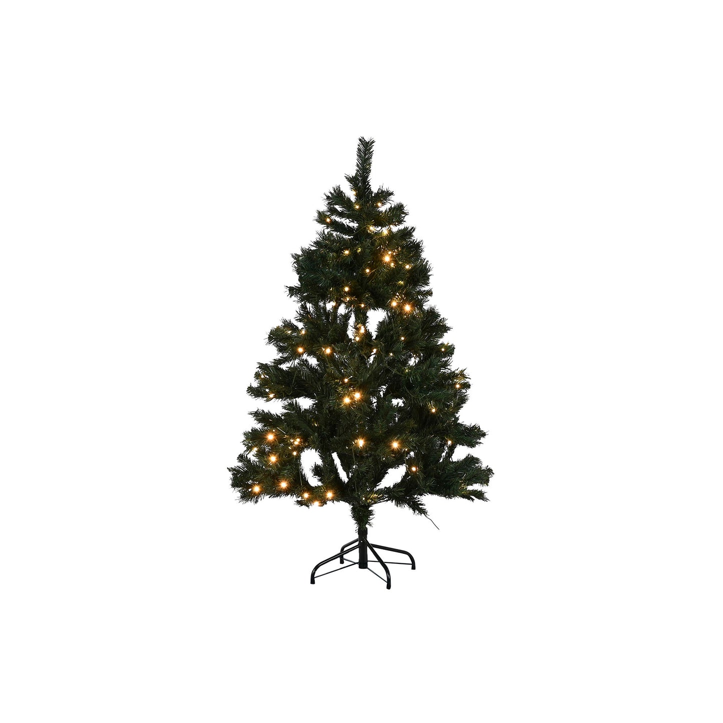 Pinheiro de Natal verde com luz LED 150 cm