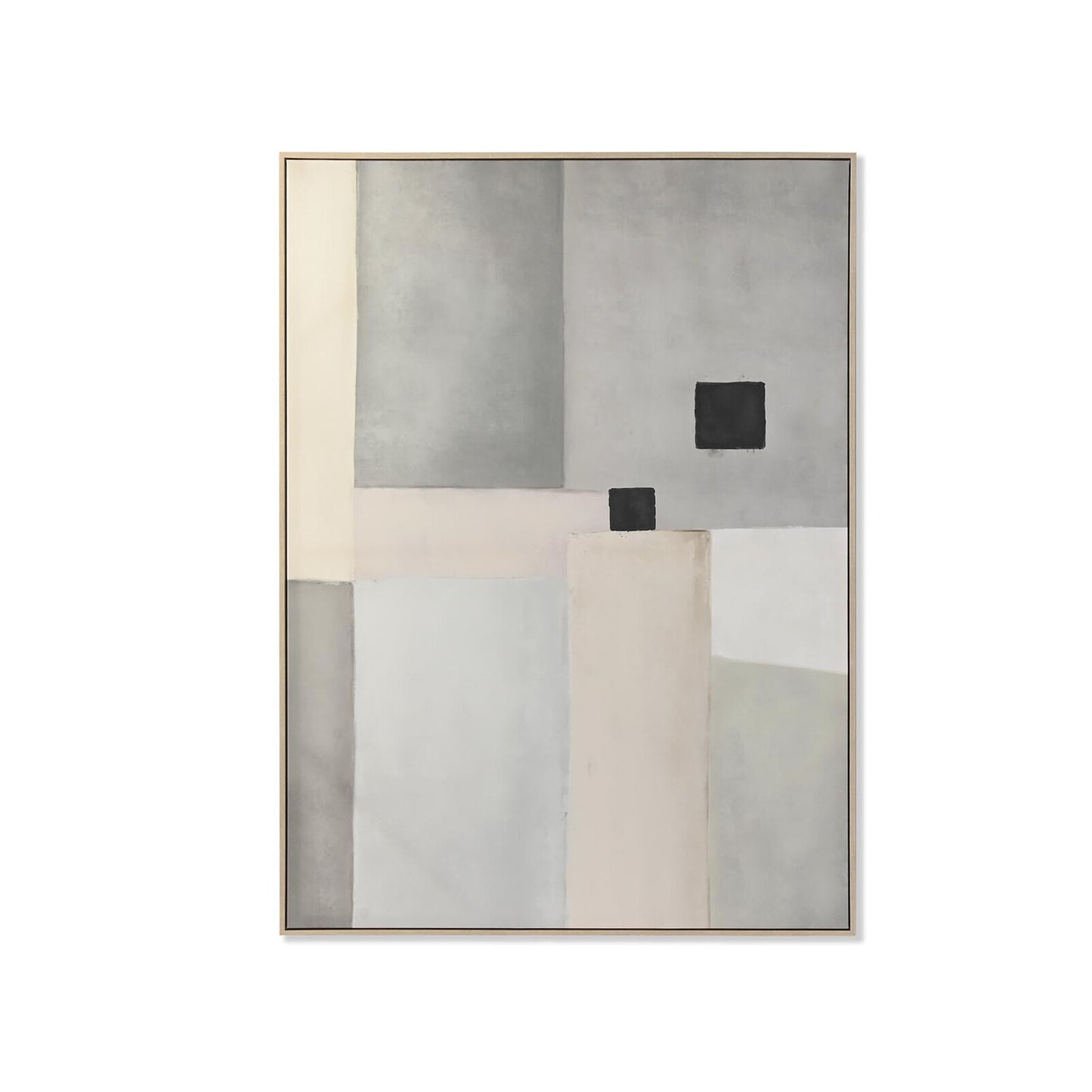 Quadro com quadrados pretos - vista produto