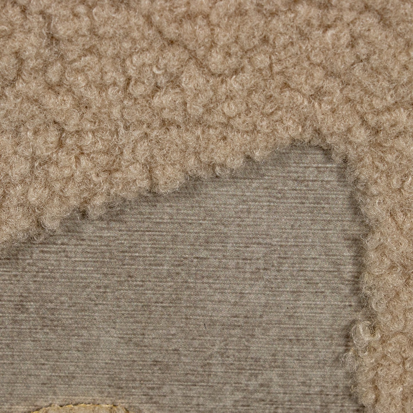 Quadro texturado em tecido e bege com moldura em madeira 80x120 cm