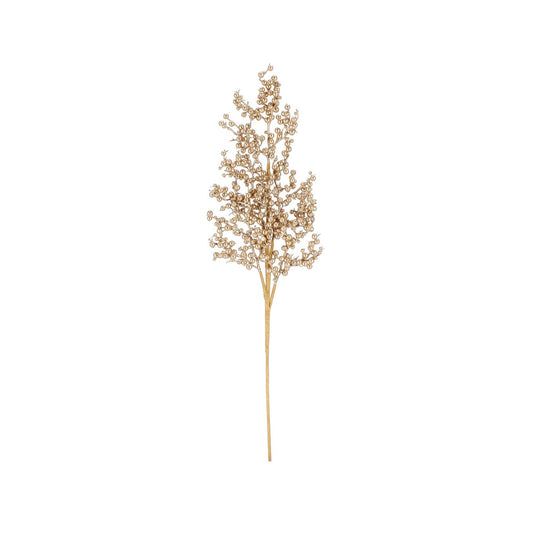 Ramo de bagas douradas 70cm