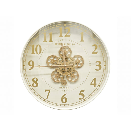 Relógio de Parede bege 50cm