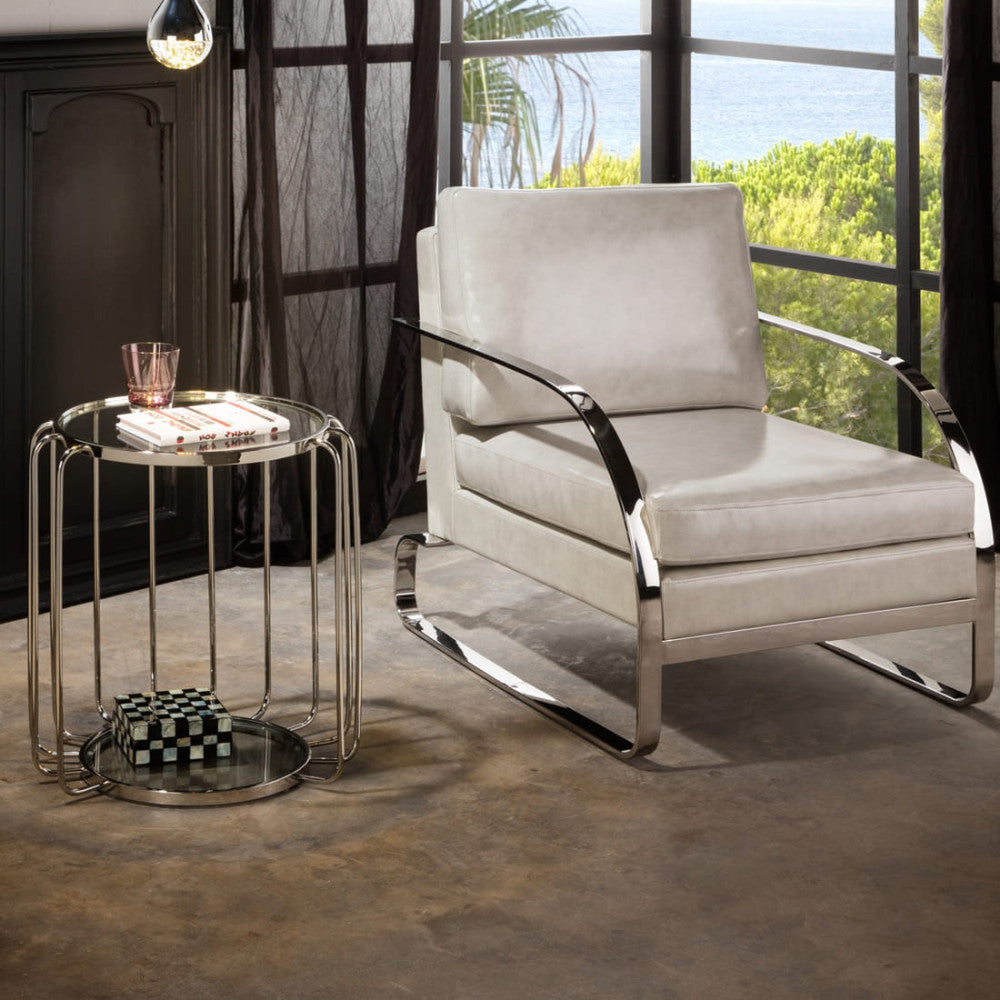 Mesa apoio Hadas cromado