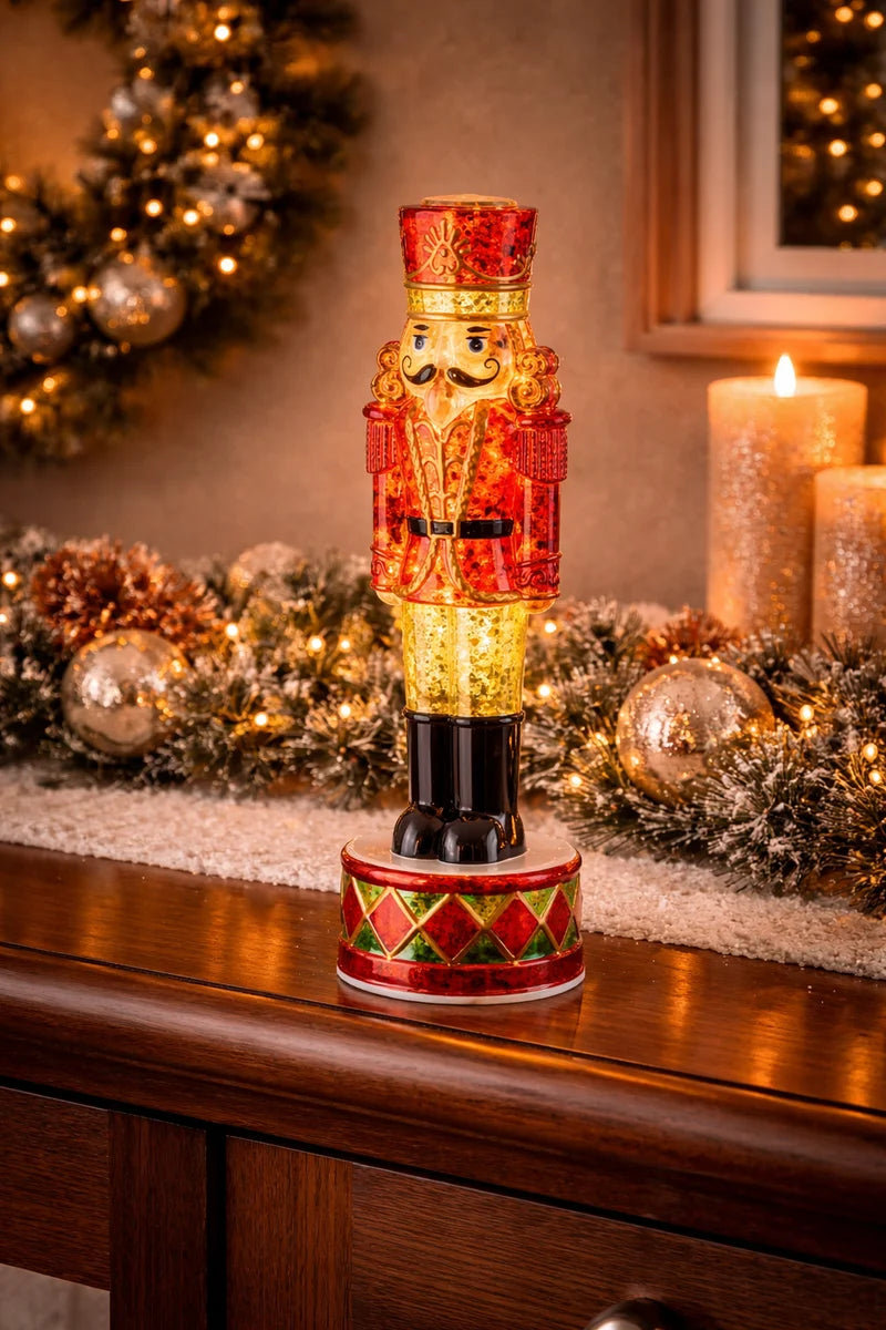 Soldadinho de Natal decorativo com LED e movimento