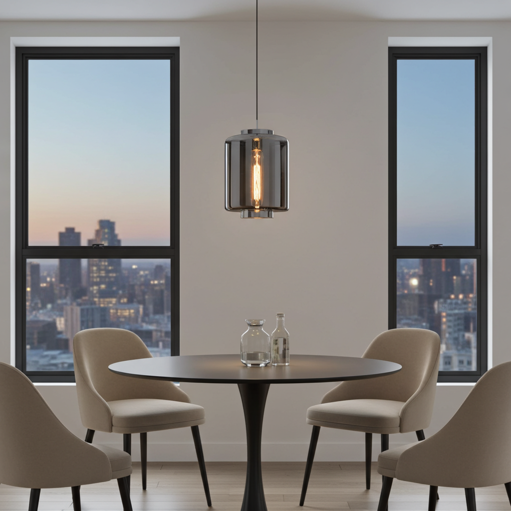 Candeeiro teto Jarras cromado