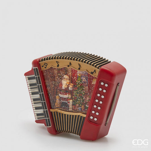 Acordeão de Pai Natal Luz, Movimento e Música