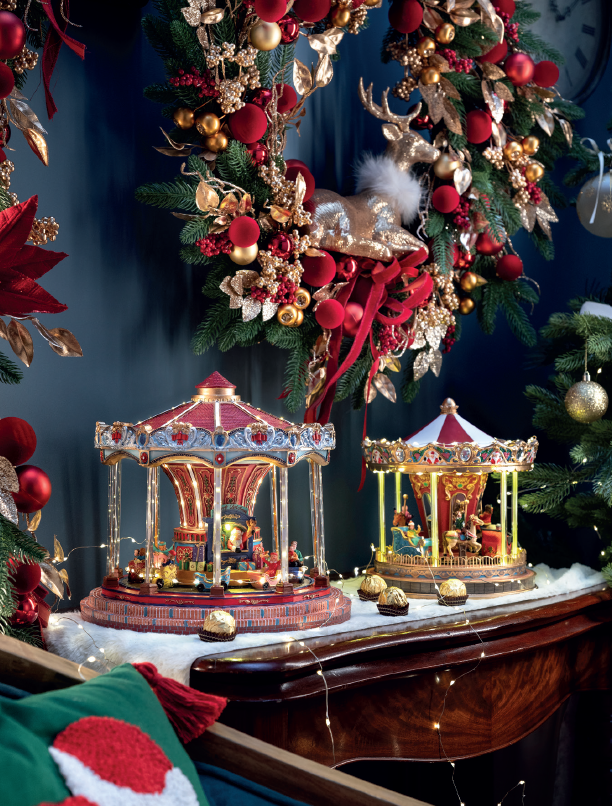 Grinalda de Natal com Rena Royal Forest Ø80 cm