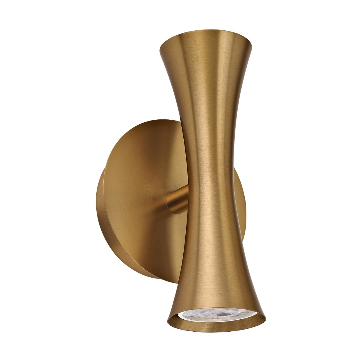 Candeeiro de parede Alda dourado