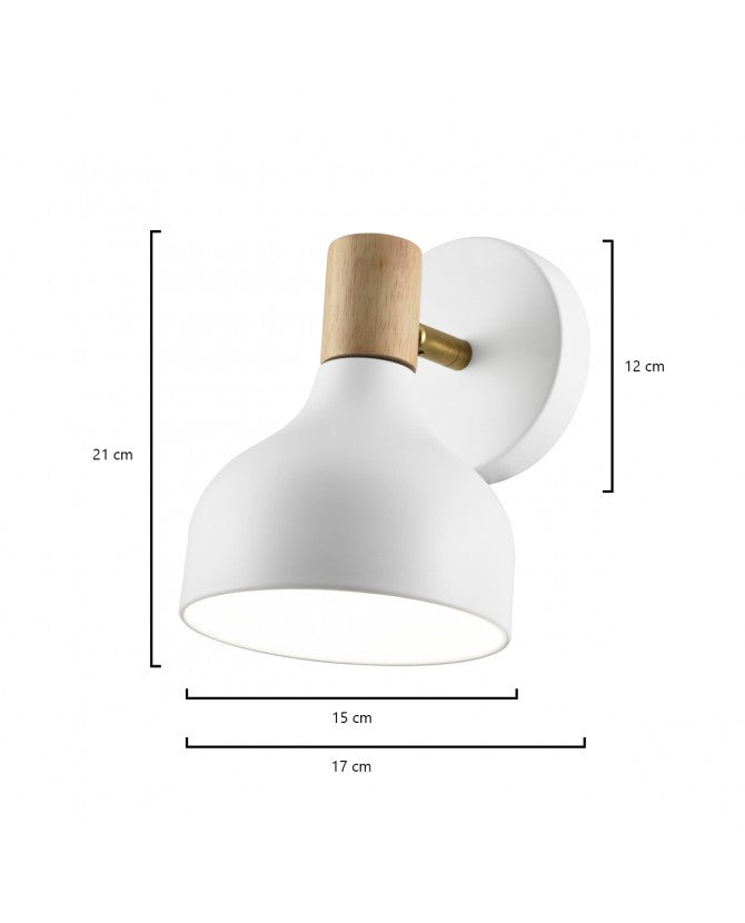 Aran White Wandlampe