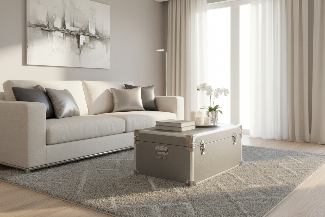 Baús como mesa de centro