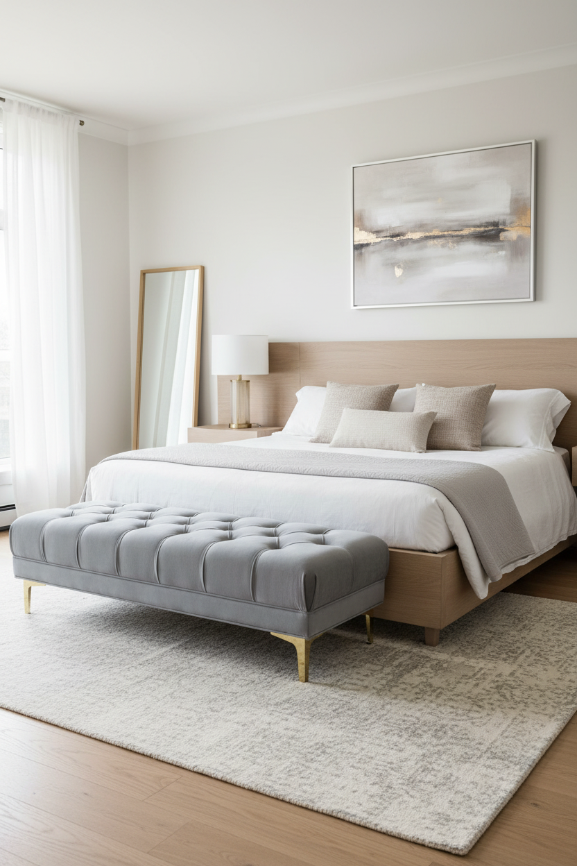 Banco aos pés da cama