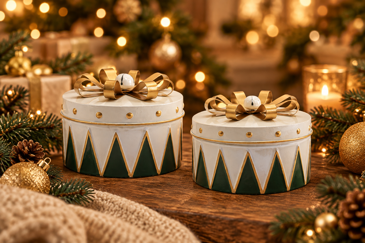 Caixas Conway Verde – ambiente festivo
