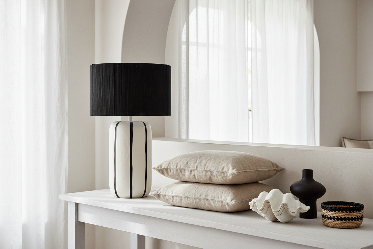 Candeeiro close-up consola