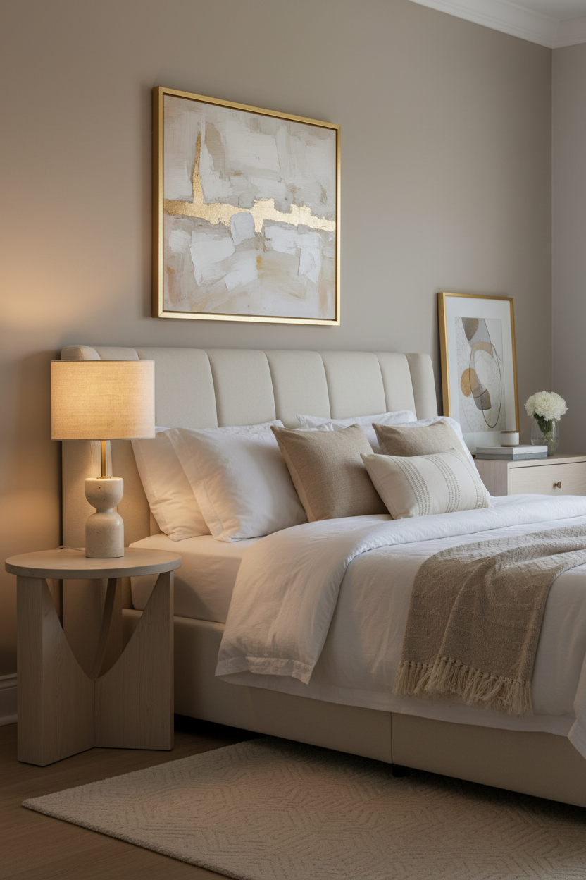 Candeeiro de mesa em mesa de cabeceira - versão 3