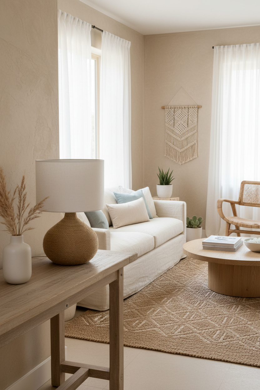 Candeeiro natural em ambiente costeiro