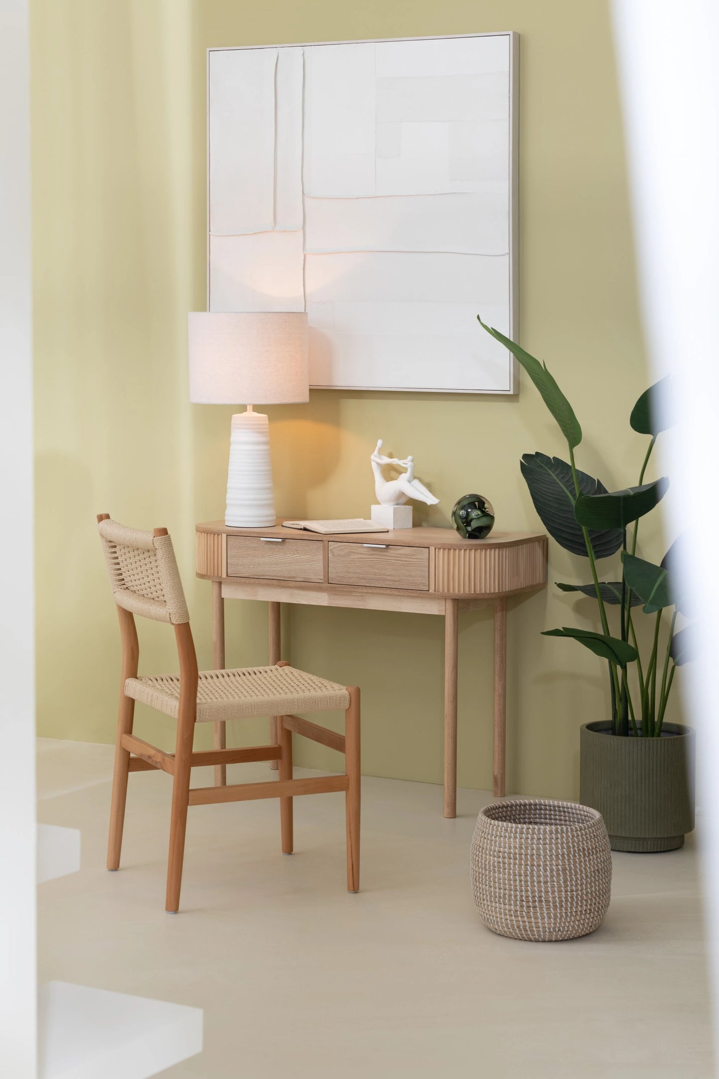 Candeeiro de mesa White clean