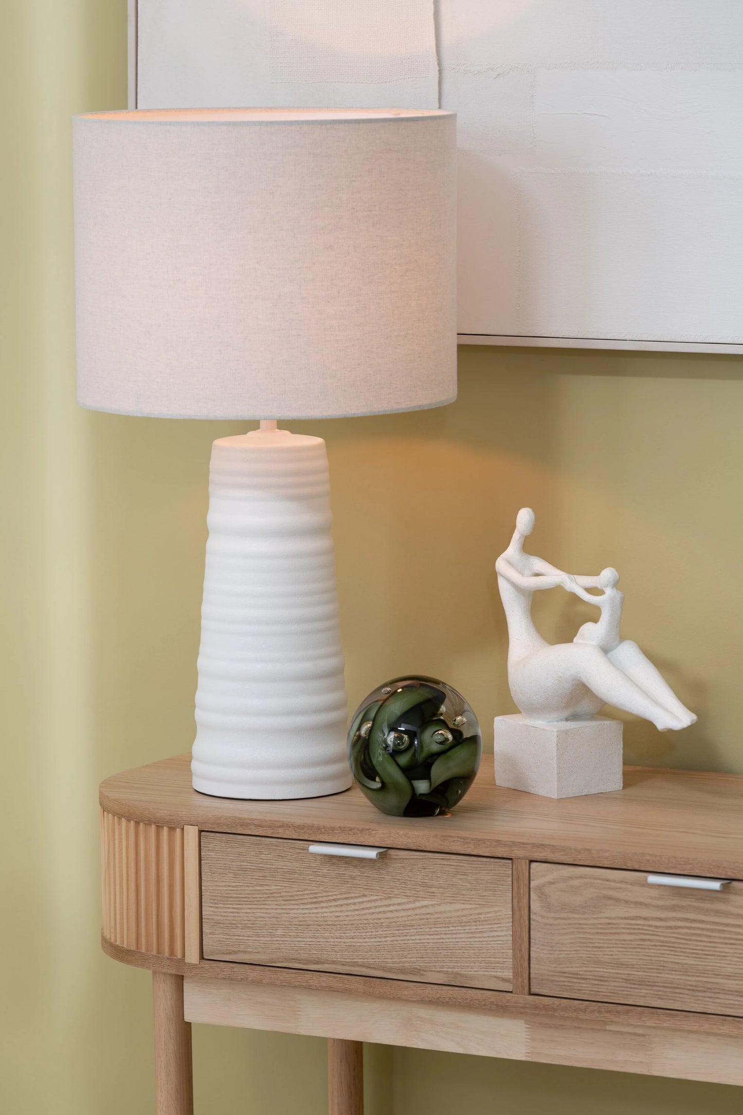 Candeeiro de mesa White clean