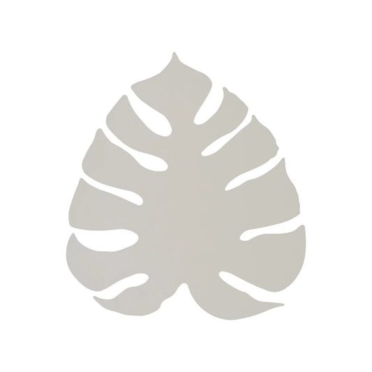 Candeeiro de parede folha Monstera bege