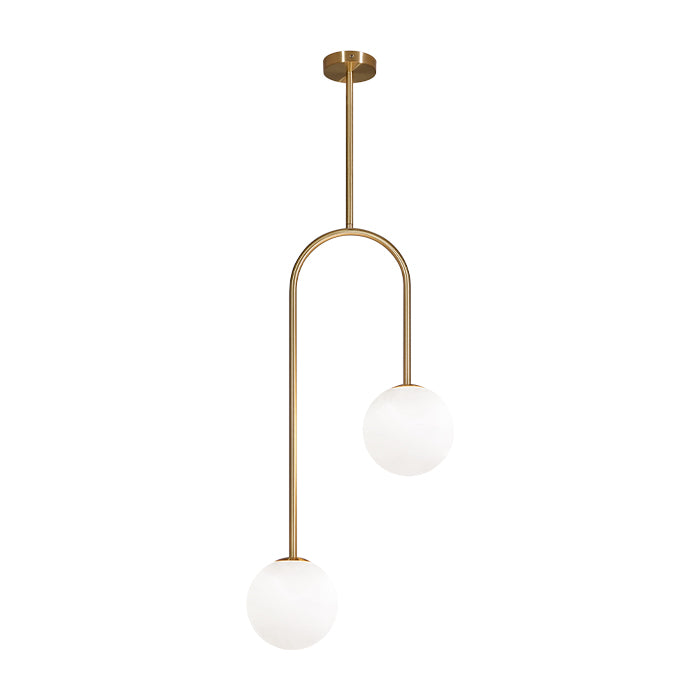 Candeeiro teto Domokos dourado