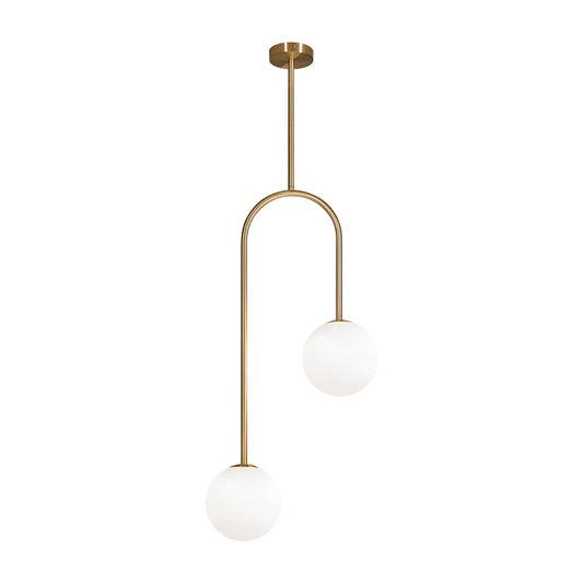 Candeeiro teto Domokos dourado