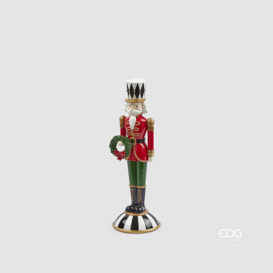 Escultura Soldadinho Vermelho & Verde 30cm