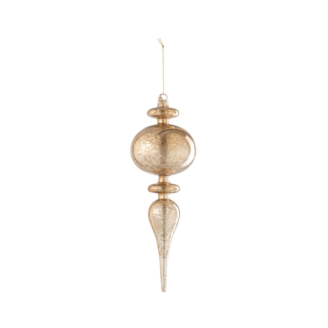 Pendente de Natal XL Gota de Vidro dourado