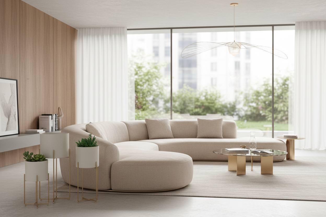 Conjunto 3 floreiras pequenas em design moderno