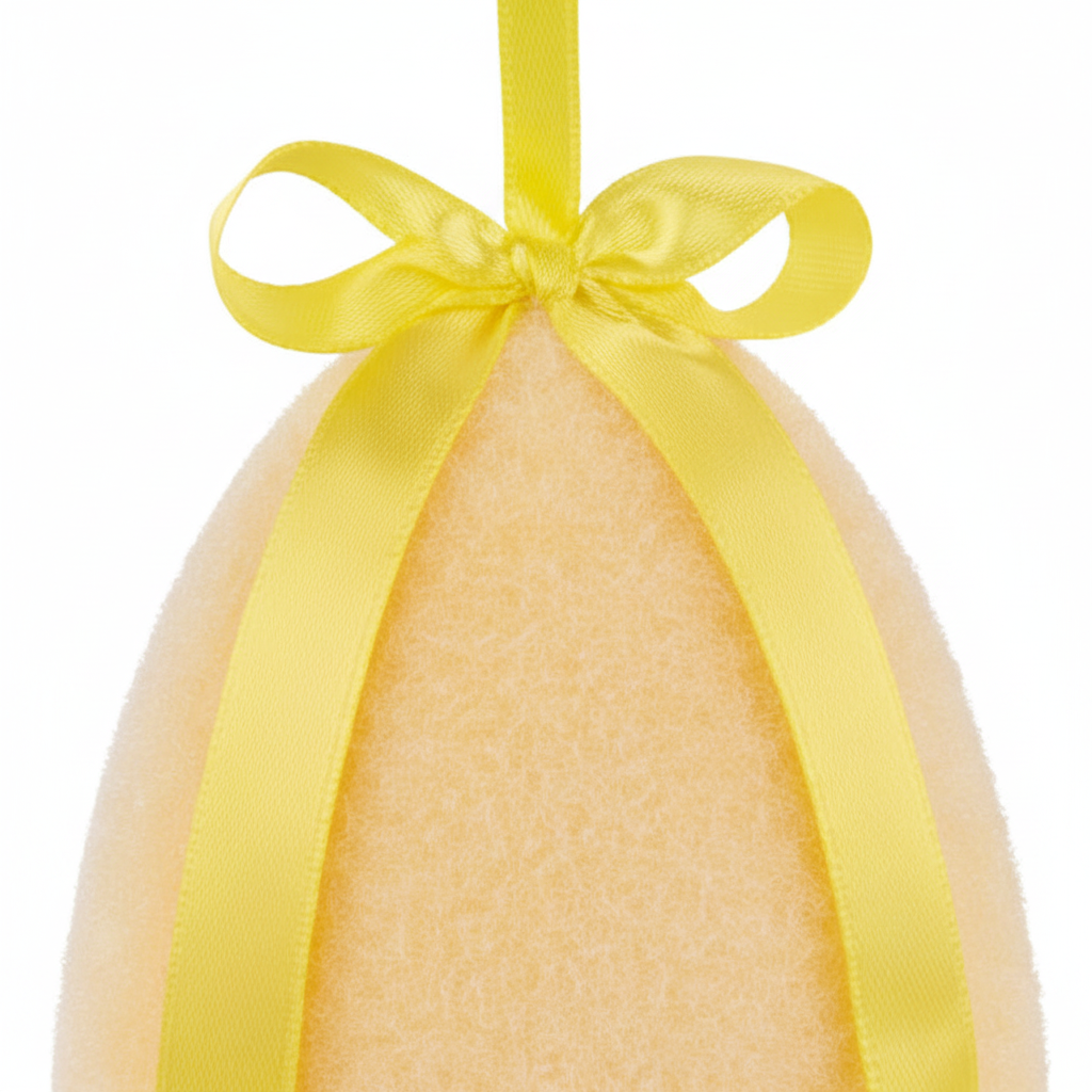 Detalhe da textura aveludada amarela