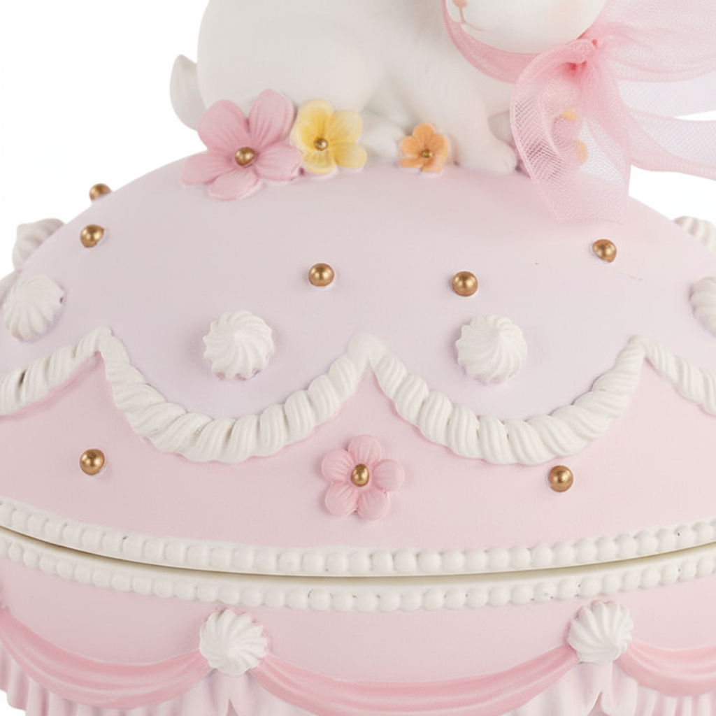 Detalhe das flores rosa e ouro