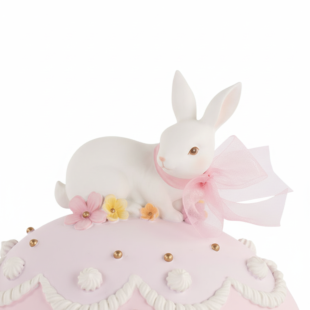 Detalhe do coelho no topo