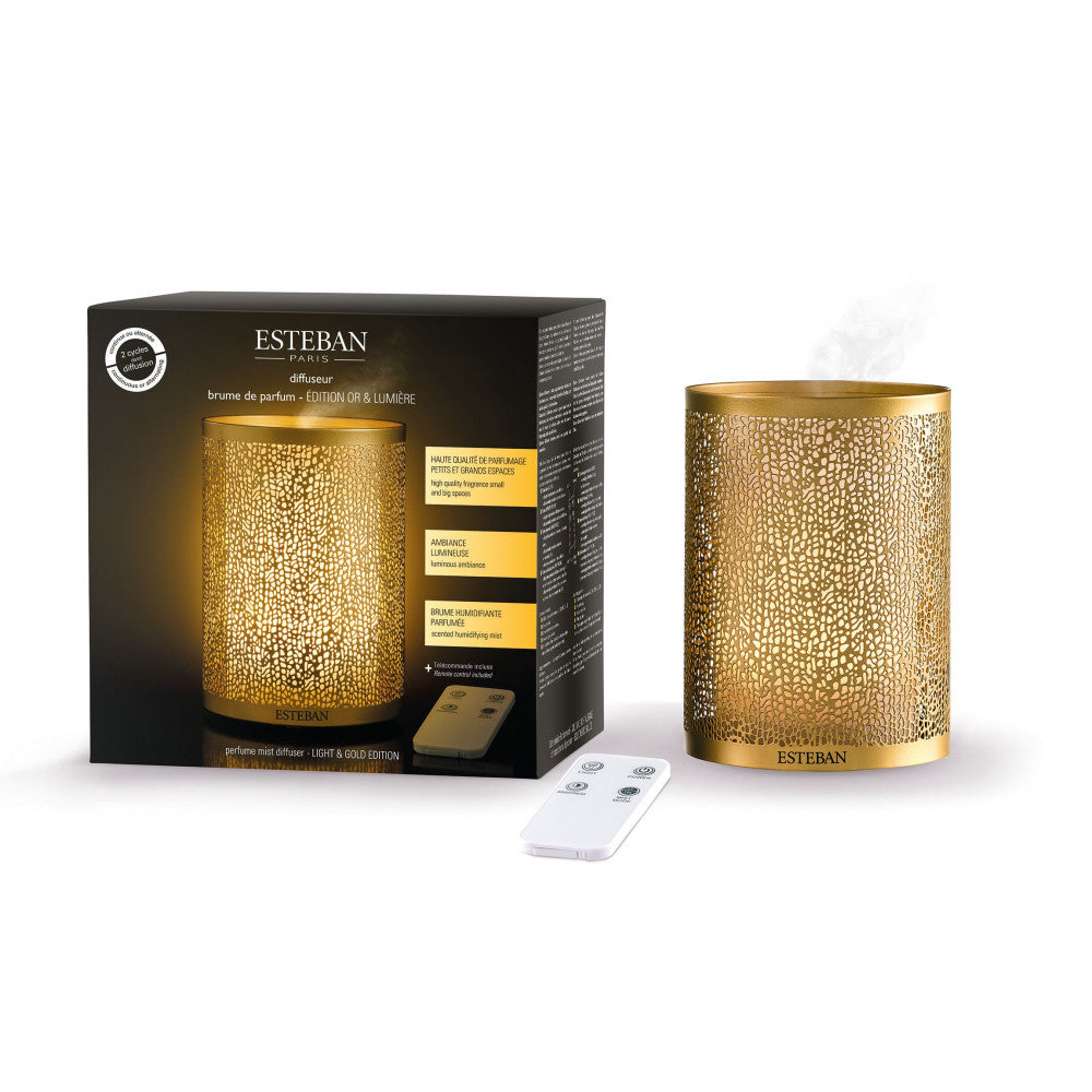 Difusor Elétrico de Aromas Edição Ouro & Lumiére