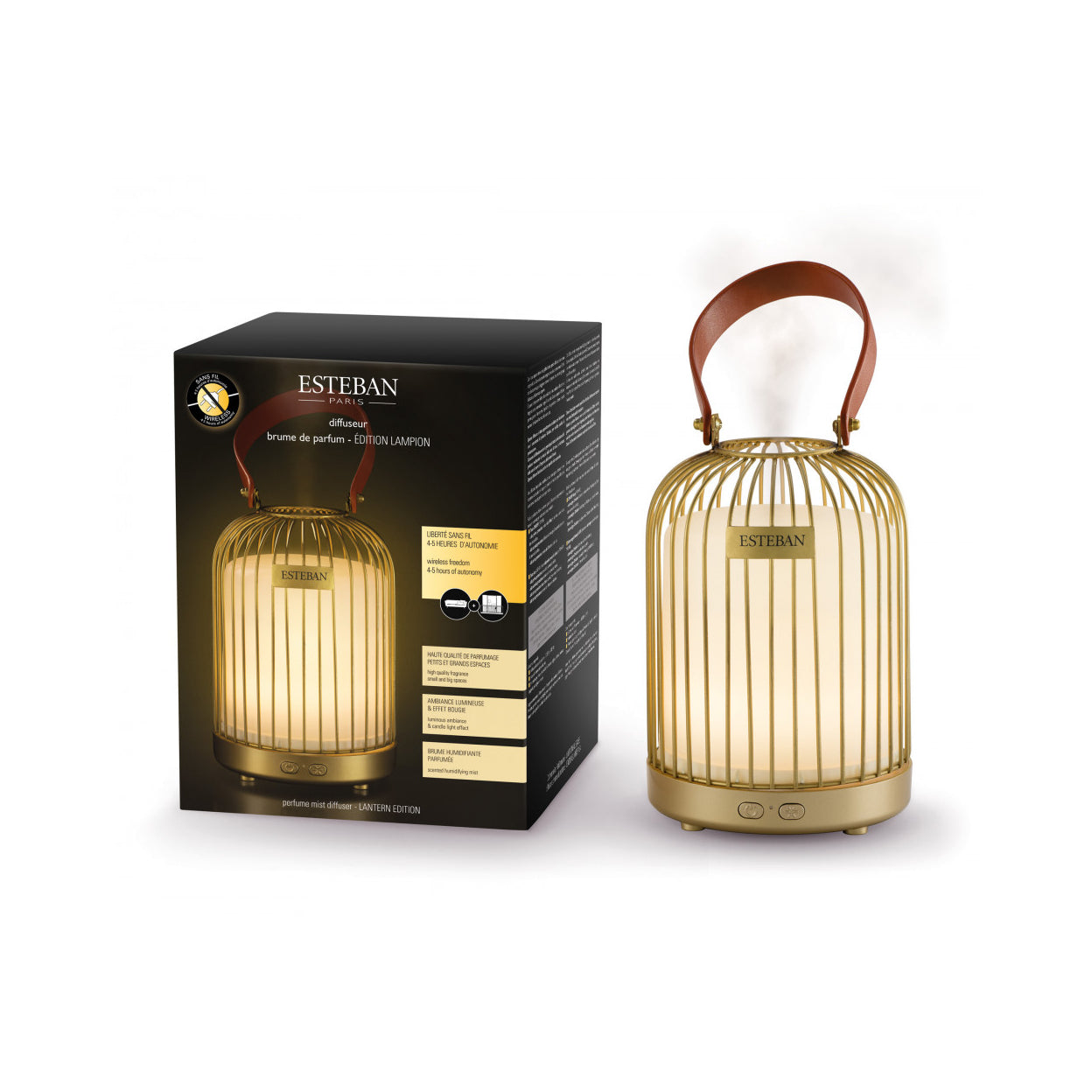 Difusor elétrico de Aromas | Edição Lampião Gold com bateria