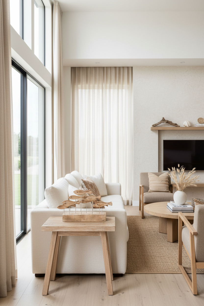 Escultura de peixes em madeira - nova versão