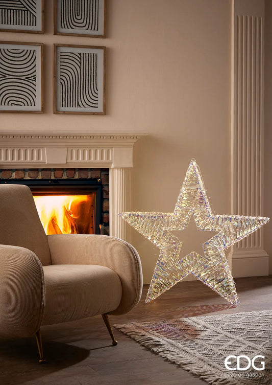Estrela MicroLed de Natal 80cm