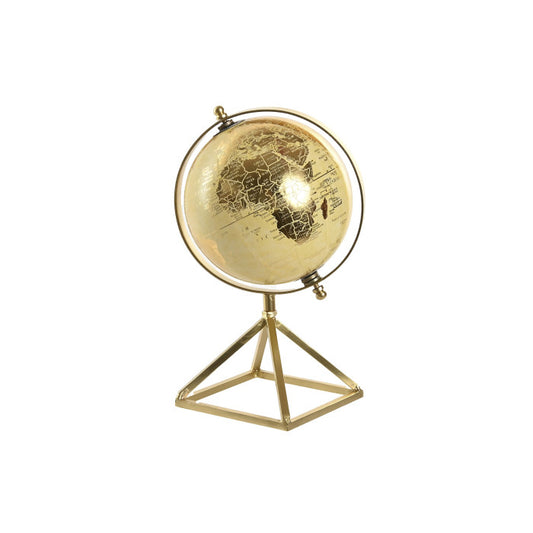 Globo Terrestre decorativo dourado