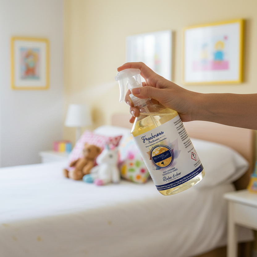 Infantil Kukette spray em quarto de criança