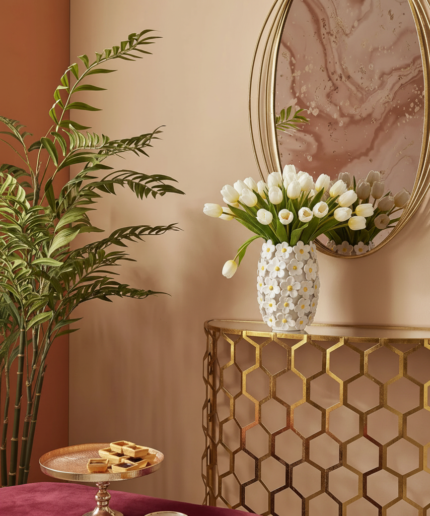 Jarra em ambiente luxuoso estilo EDG