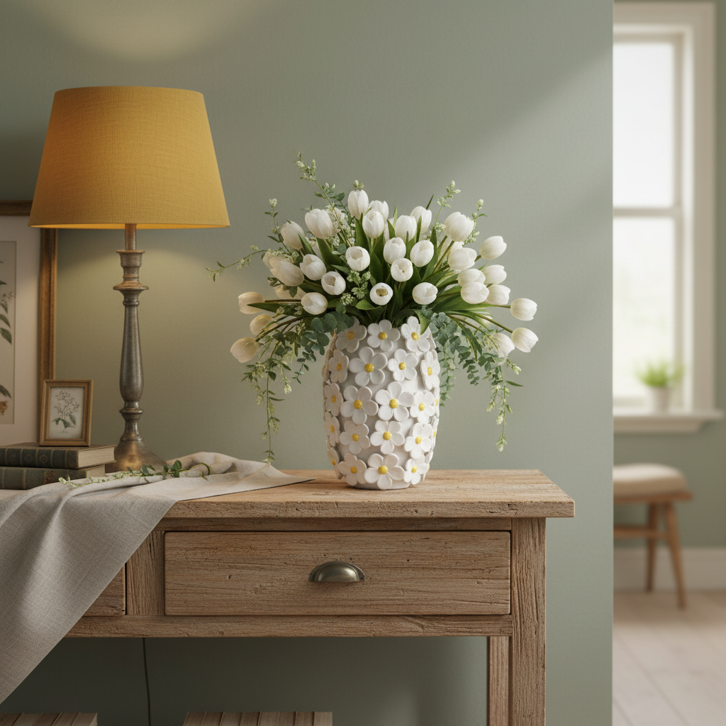 Jarra em aparador - estilo casa de campo