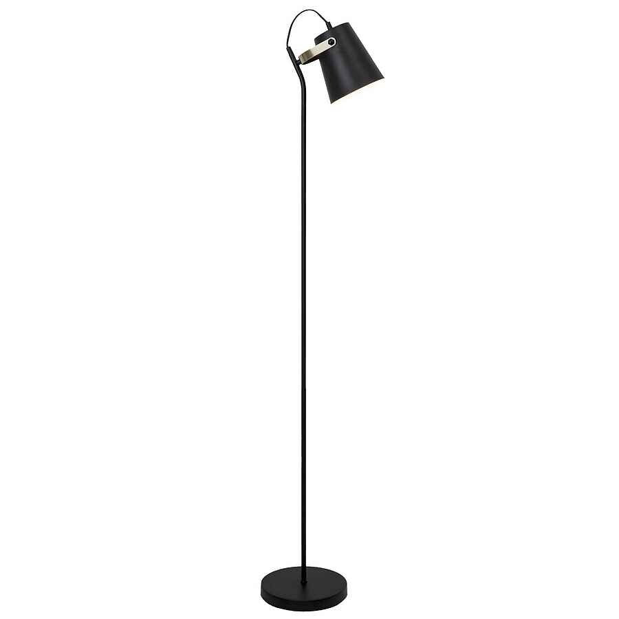 Schwarze Stehlampe Lupen