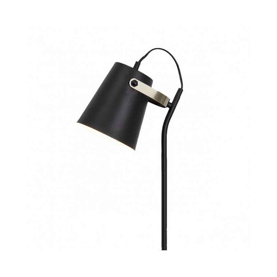 Schwarze Stehlampe Lupen