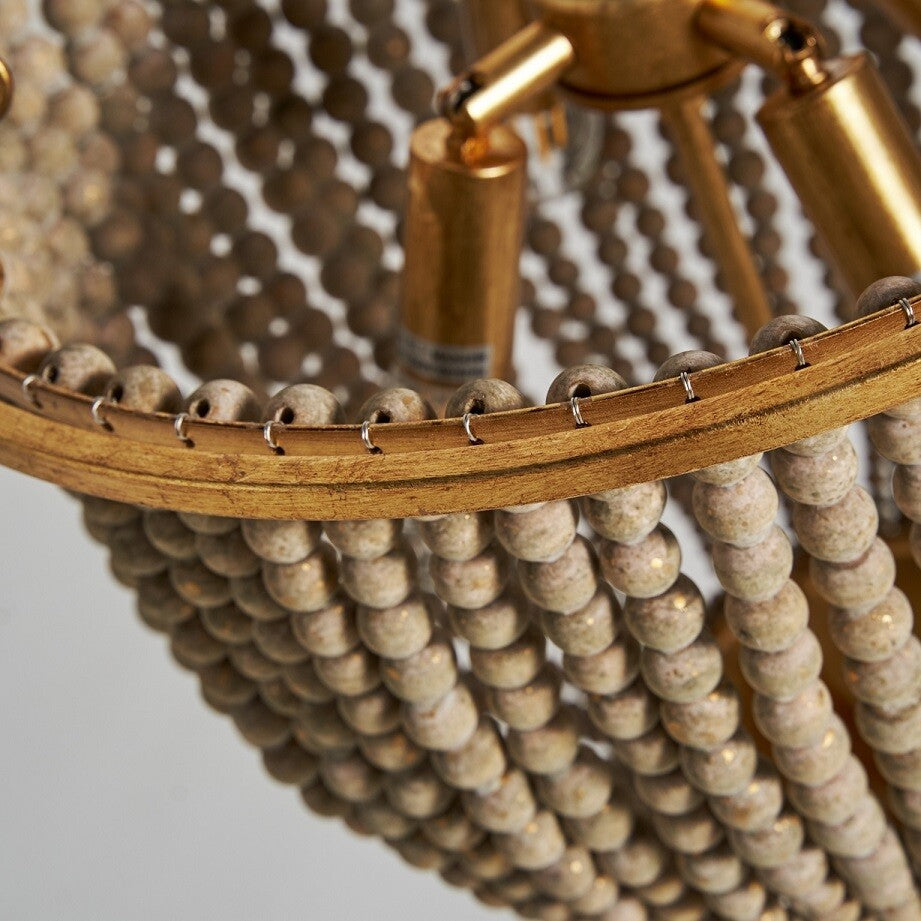 Candeeiro teto Vintage Design dourado
