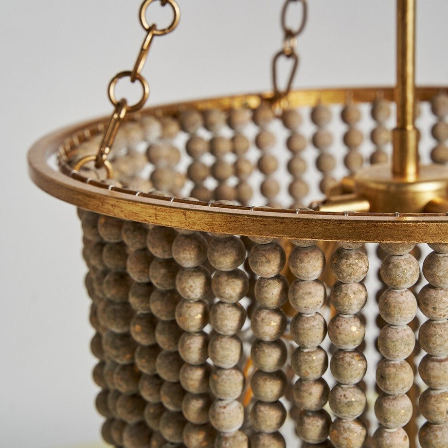 Candeeiro teto Vintage Design dourado